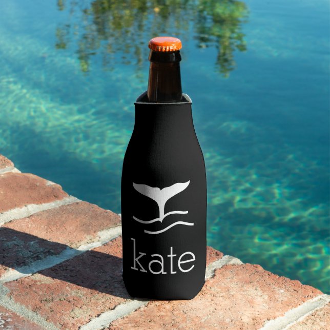 Name With Whale's Tail Bottle Cooler (In Situ Pool)