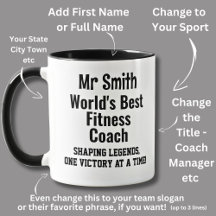 Name, Worlds Best Fitness Coach
