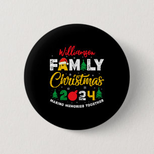 Name Year Matching Family Christmas Reunion T Shir 6 Cm Round Badge