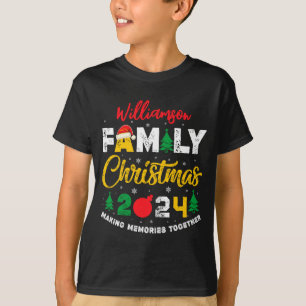 Name Year Matching Family Christmas Reunion T Shir T-Shirt