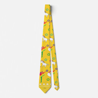 Name yellow gymnastics rainbows unicorns tie
