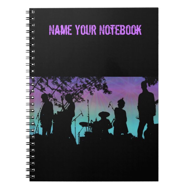 Name Your Band Personalised Music Notebook (Front)