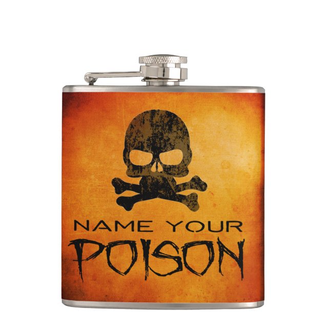 Name Your Poison Flask (Front)