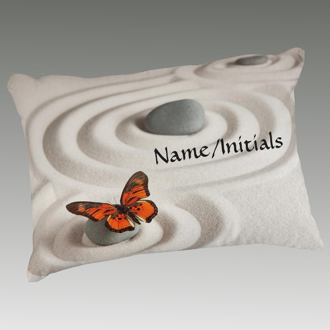 Name, Zen Garden, Brushed Polyester Yoga Decorative Cushion (Creator Uploaded)