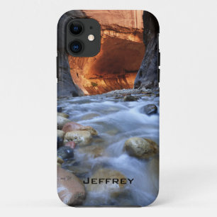 Name, Zion National Park Utah the Narrows Hike iPhone 11 Case