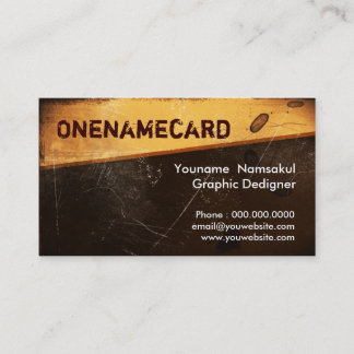 namecard-008 / grunge  Old  paper Business Card