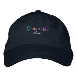 Namedrop Nation_Oceanside Mom Multi-colored Embroidered Hat