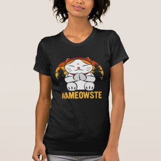 Nameowste - Funny Yoga Cats Lovers - Meditation Lo T-Shirt