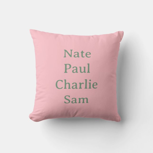 Names  cushion (Front)