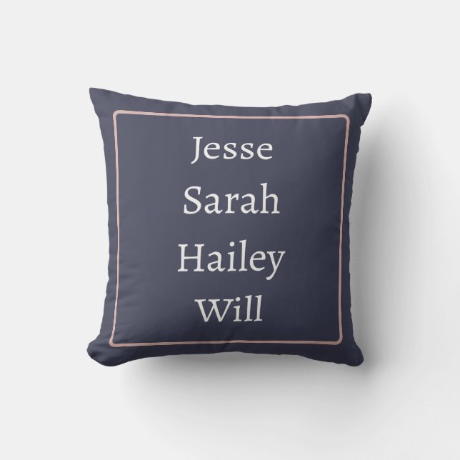 Names Cushion (Front)