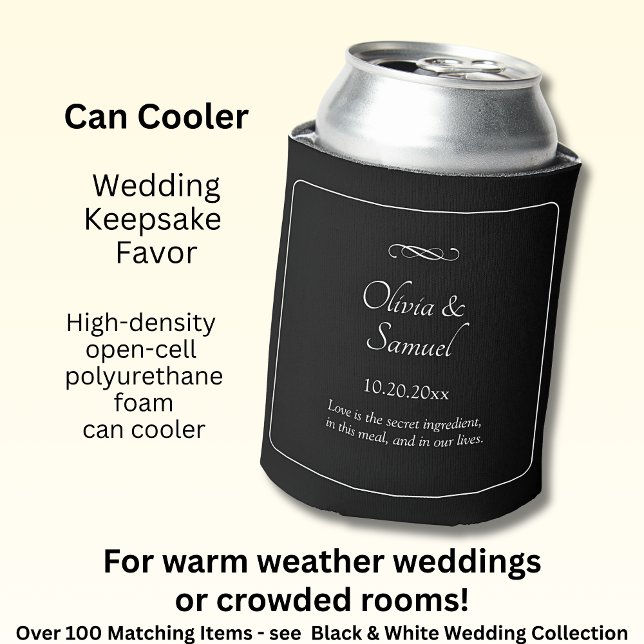 Names Date Message Black White Infinity  Can Cooler (Creator Uploaded)