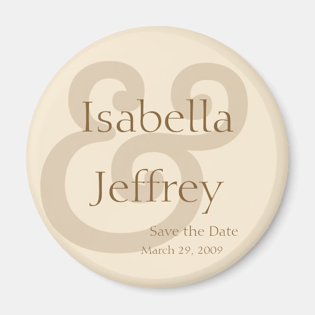 Names Magnet (Customisable) (Front)