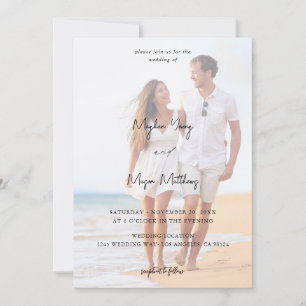 Names Modern Photo 6 Wedding V3 - KR Invitation