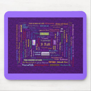 names of God mouse pad