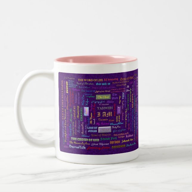 names of God mug (Left)