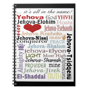 Names of God-Subway Art Spiral Notebook