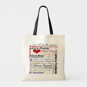Names of God-Subway Art Tote Bag
