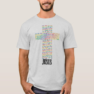 Names of Jesus Cross T-Shirt