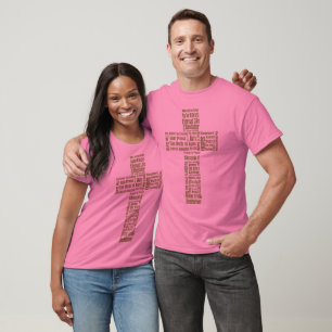 Names of Jesus Cross T-Shirt