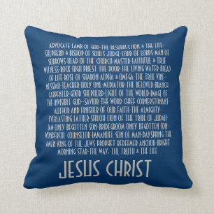 Names of Jesus Cushion