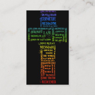 Names of Jesus/ Eph 2: 1-10 Gospel tract Business Card
