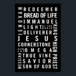 Names of Jesus Poster<br><div class="desc">Names of Jesus</div>