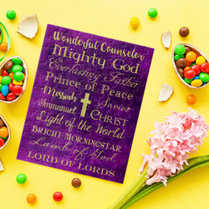 Names of Jesus Purple Puzzle