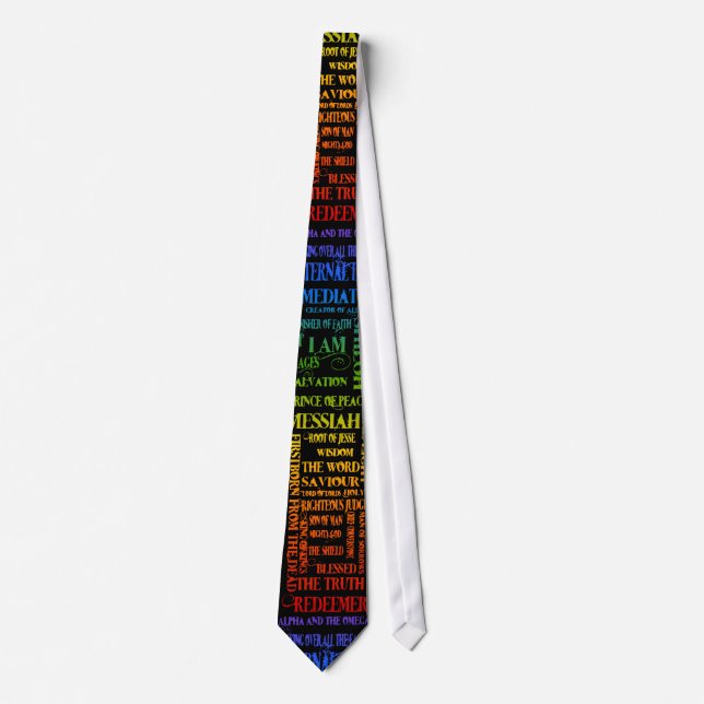 Names of Jesus Tie (Front)