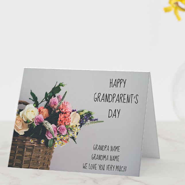 Names on Grandparent's Day Greeting Card (Creator Uploaded)