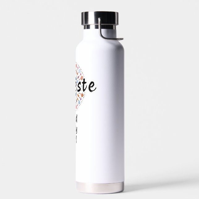 Nameste, yoga water bottle (Left)
