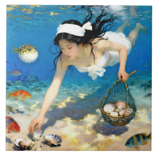 "Nami Eternal" – An Ocean Portrait Tile