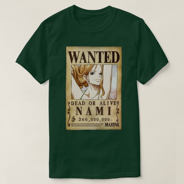 Nami latest bounty T-Shirt (Design Front)