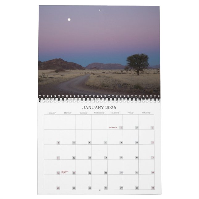 Namibia 2013 Wall Calendar (Jan 2026)