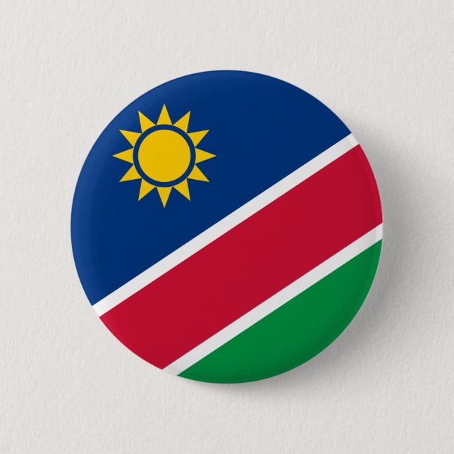 namibia 6 cm round badge (Front)