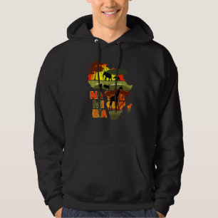 Namibia Africa Sunset Continent Nature Wild Life Hoodie