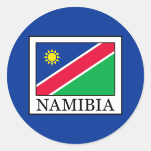 Namibia Classic Round Sticker