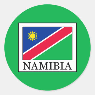 Namibia Classic Round Sticker