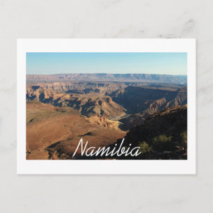 Namibia Fish River Canyon Landscape Nature Postcard