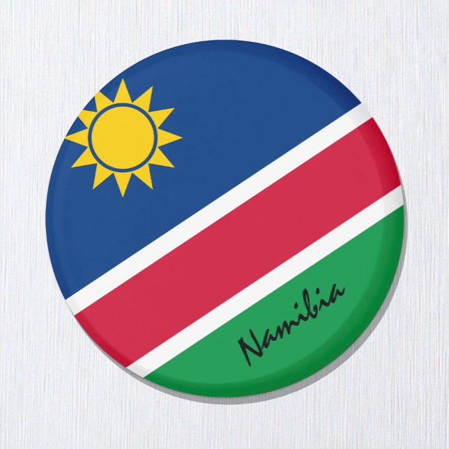 Namibia flag & African - travel/sports fans Magnet (Creator Uploaded)