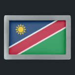 Namibia Flag Belt Buckle<br><div class="desc">Patriotic flag of Namibia.</div>