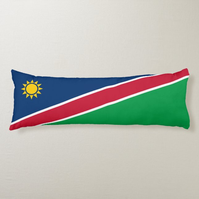 Namibia Flag Body Cushion (Front)