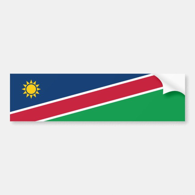 Namibia Flag Bumper Sticker (Front)