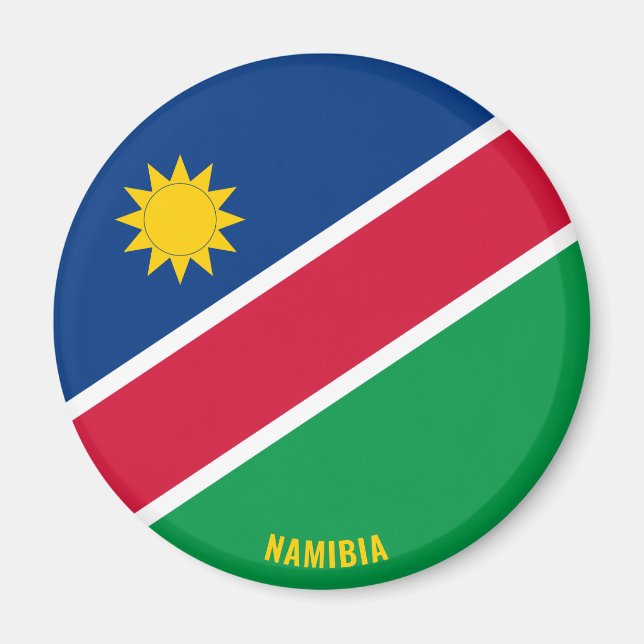 Namibia Flag Charming Patriotic Magnet (Front)
