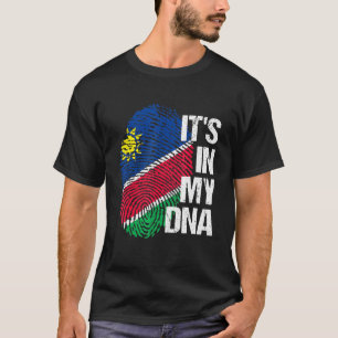 Namibia Flag Dna Roots Heritage Pride Home Vacatio T-Shirt