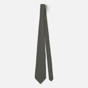 Namibia Flag Honeycomb Tie