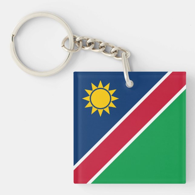 Namibia Flag Key Ring (Front)