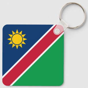Namibia Flag Key Ring