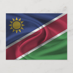 Namibia Flag Postcard