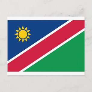 Namibia Flag Postcard
