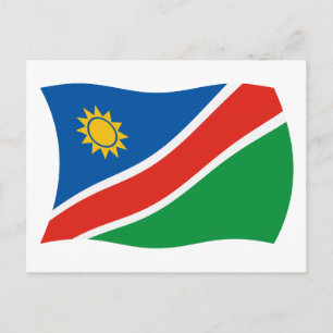 Namibia Flag Postcard
